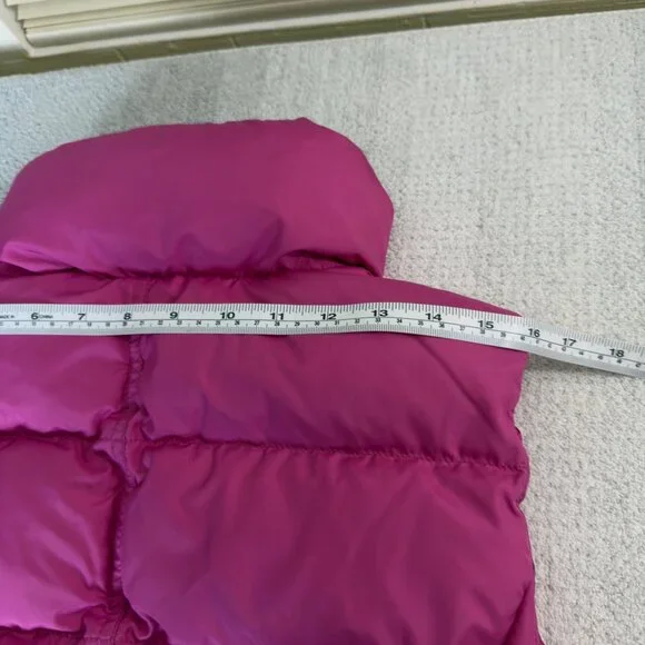 J.Crew Down Puffer Vest Purple /Magenta Size M Pre owned - Picture 16 of 16